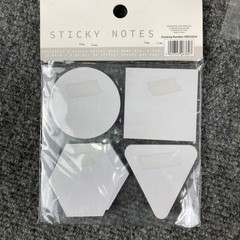 Lot of 38 Packages of Shaped Sticky Notes Clouds Ducks Geometric Dinosaur NEW