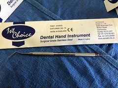 Dental Instrument Explorer DG 16 Made in England 1st Choice New Stainless-Steel