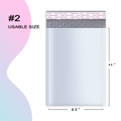 #2 8.5×12 Poly Bubble Mailers Padded Shipping Envelopes Mailing Bags 8.5×12″