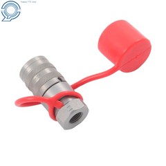 1/4 Inch Flat Face Hydraulic QD Female Coupler 1/4″ NPT No Air Inclusion