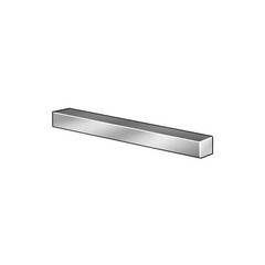 GRAINGER APPROVED WWG310125012536 Keystock,Under,1/8×1/8 In,36 In L 4ETJ1