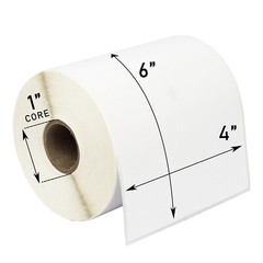 ZEBRA ELTRON 4 x 6 (4″ x 6″) Direct Thermal Shipping Labels – (4) Rolls of 250