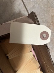 Manila Tags With String Hang Shipping Label Sizes 2-3/4” X 1-3/8” 1000 Count/Box