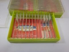 Vintage Paracraft Prepared Microscope Slides Sets 401 403 404 Sea Life Insect