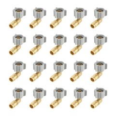 20 PCS EFIELD Pex-A Expansion Brass Fittings 1/2″ Female Swivel Elbow , No Lead
