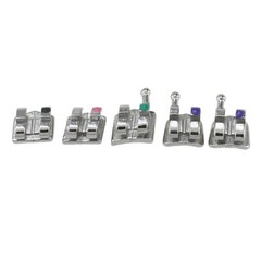 Dental Orthodontic Metal Brackets Braces Roth MBT 018 022 345 Hook Mini MIM Twin