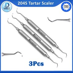 3Pcs 204S Dental Scalers – Save 20% vs Single! – Autoclavable Periodontal Tool