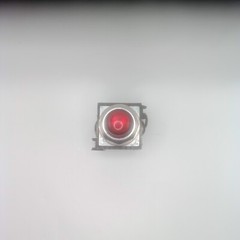 NEW GENERAL ELECTRIC CR104PLT82R PUSH-TO-TEST, 125 VAC, LED RED, 1NO/1NC