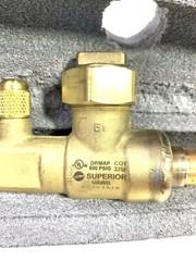 Diamondback Mitsubishi BV38BBSI 891N Refrigerant Ball Valve Full Port 3/8 Flare
