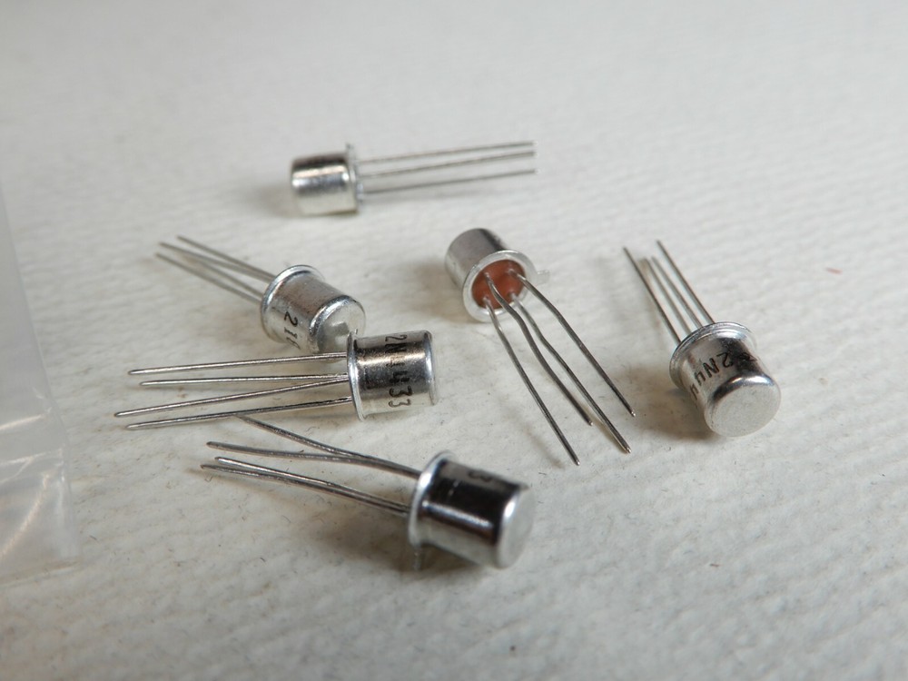 Amperex Philips 2N4433 NPN Silicon Transistors Lot of 6 NOS