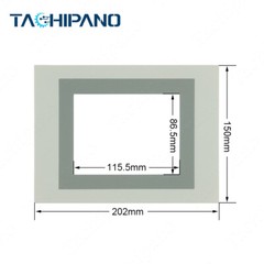 Touch Screen for P/N:80F3-A110-58050 S/N:0802004778 Panel with Protective Film