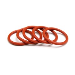 Wire Dia 4mm O-Ring Food Grade Silicone Gasket Sealing Washer OD 12mm-80mm Red
