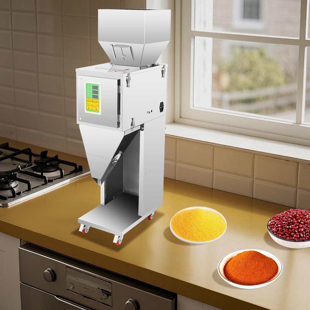 10 – 999G Auto Packing&Filling Machine Weigh Filler For Tea/seed/grain 110V NEW