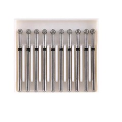 10 Pcs/Box Dental Surgical Diamond FG 1.6mm Burs Ball Round High Speed Handpiece