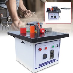 1200W, Self Cutting Edge Banding Machine Double Gluing Edge Banding Machine NEW