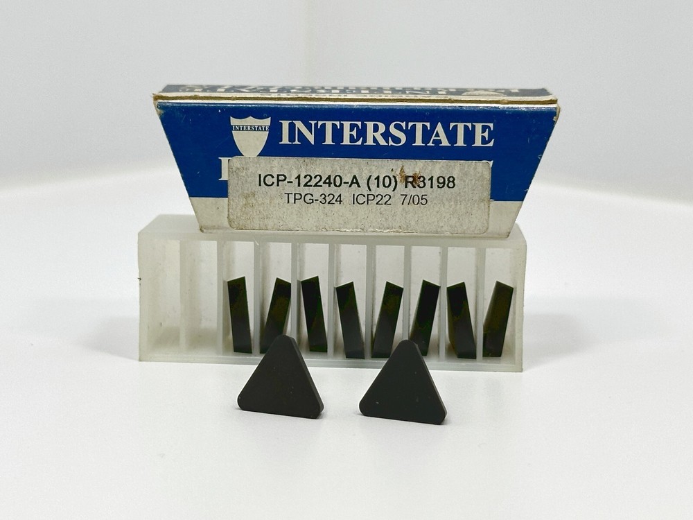 INTERSTATE TPG-324 New Carbide Inserts Grade ICP22 10pcs