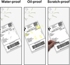 8000 Fanfold 4″ x 6″ Direct Thermal Labels Shipping Zebra Eltron 2844 ZP 450 505