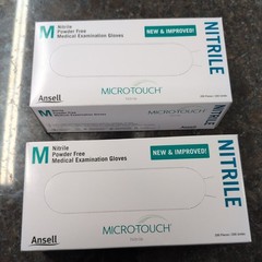 *400-Gloves* Micro-Touch Powder-Free Nitrile Medical Examination Medium