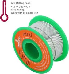 1.5Mm Electronic Solder Wire Lead Free Rosin Flux Core Diameter 0.06In Large Siz