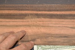 Macassar Ebony Raw Wood Veneer Sheet 4.5 x 31 inches 1/42nd thick 7654-24