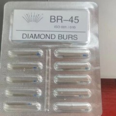 200Pcs/20Packs Dental Diamond Burs FG 1.60mm for High Speed Handpiece 214types
