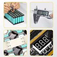 1Set Mini Spot Welder Machine 8-24V Voltmeter Kits For 18650 Lithium Battery