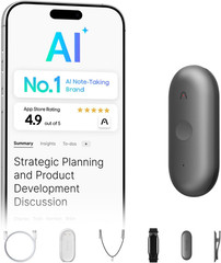 Note Pro & Notepin S Combo, AI Voice Recorder with AI Transcribe & Summarize fo