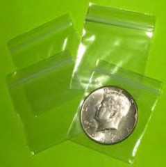 Apple Brand 1515 Ziplock 1000 Clear 2 mil Baggies