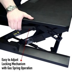 Standing Desk Converter 36 x 24 Inches – Height Adjustable Sit to Stand Riser…