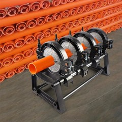 4 Clamp 63mm-160mm Manual Pipe Butt Fusion Welder Butt Fusion Welding Machine