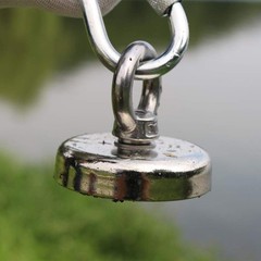 260 lbs Fishing Magnet, Neodymium Magnet for River, Outdoor Magnetic Fishing