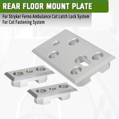 US Floor Mount Plate for Stryker Ferno Ambulance Stretcher Fastening System 3pcs