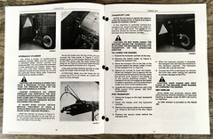 New Holland 492 Mower Conditioner Operators Manual Owners Book Maintenance