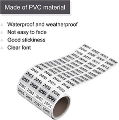 1-10000 Self Adhesive Consecutive Number Inventory Labels Stickers Waterproof