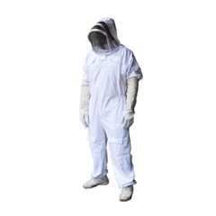 Bee Suit * Veil Hood * FULL PROTECTION Honey Beekeeping * FREE GLOVES * XL Size