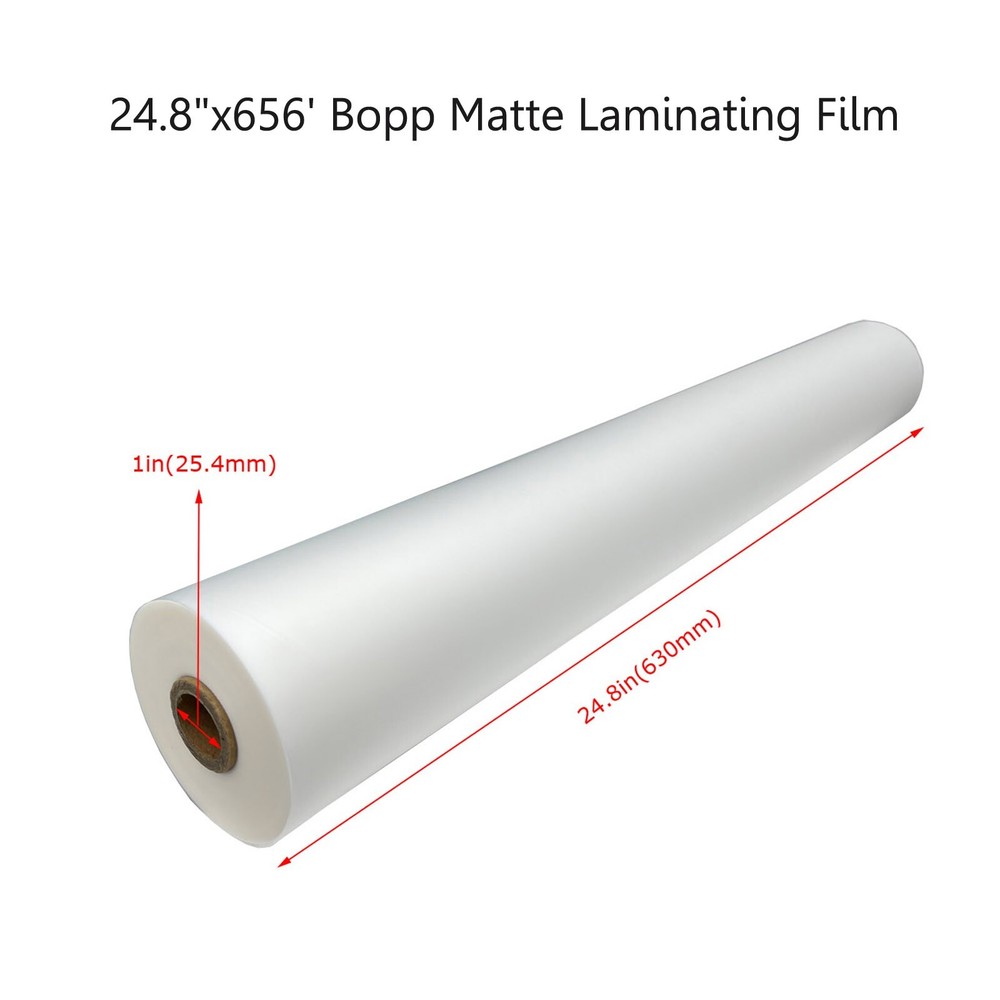 24.8″x656′ Bopp Matte Laminating Films Pre-coated Film Thermal Laminating Film