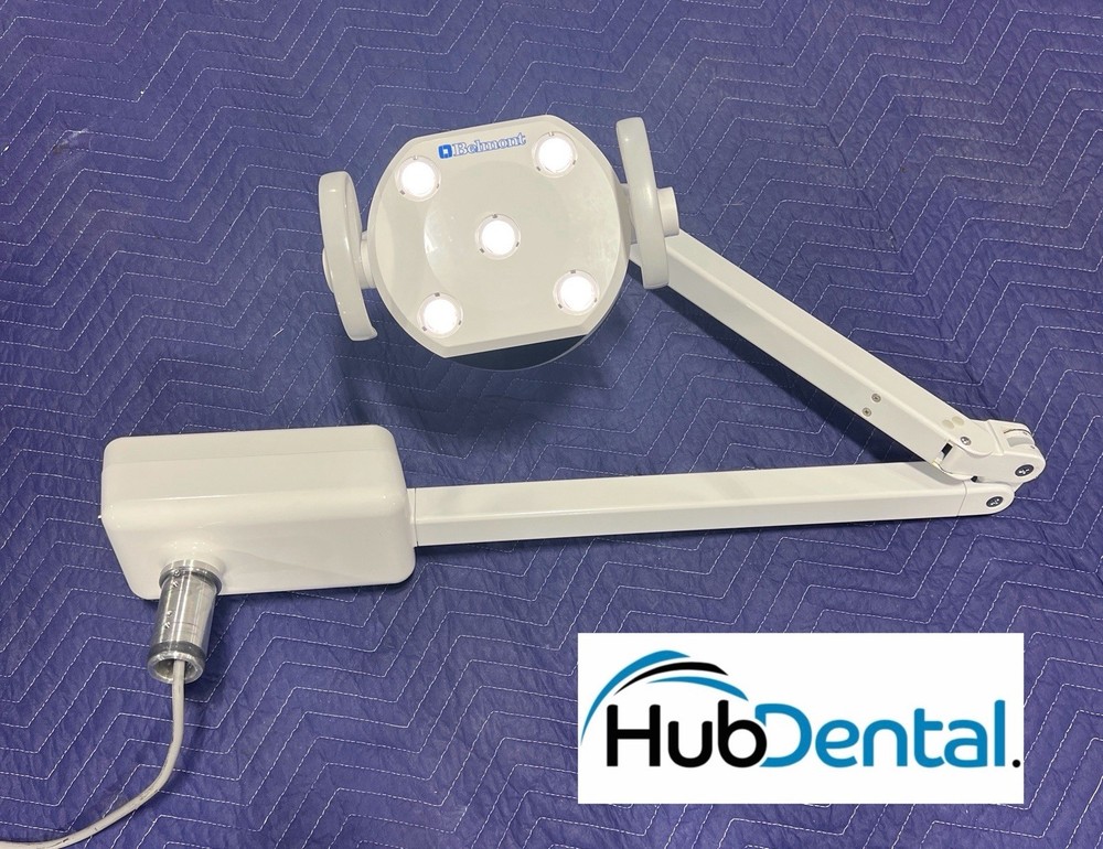2022 Belmont Clesta LED Dental Light Post Mount Model AL301R . Clean! Excellent!