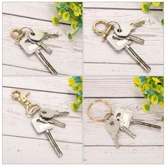 2pcs Lobster Clasp Keychains 2/1″ Round Clasps Swivel Trigger Snap Hook