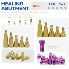 Fits Hiossen Healing Locator Abutments Impression Open/Close Tray Lab Analog M/R