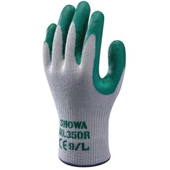 Showa 350Xl-10-V Coated Gloves, Nitrile, Textured, Palm And Fingers, 2 Abrasion