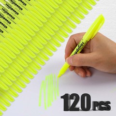 Yellow Highlighters, Bulk Pack Of 120, Bright Color Highlighter, Chisel Tip, …