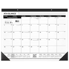 2026-2027 Large Size Academic Monthly Desk Pad Calendar 21.75″ x 17″ Paper