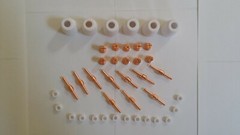 HITBOX 55A HBC5500 Plasma Cutter Consumables 40pcs Copper Extended
