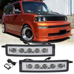 Ylt Auto Fog Light Assembly Fit For 2003-2007 Scion Xb Clear Lens 2Pcs Lhrh