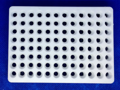 Magnetic beads separator rack for Ampure beads made in 96 wells plate format