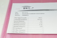 BWT K915FA3RN-30.00WN0N-10522C15ENA4 Laser Fiber Optical Cable Diode 30W/915nm