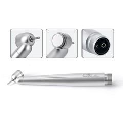 10X Dental 45Degree Push Button High Speed Handpiece Single Water Spray 2Holes