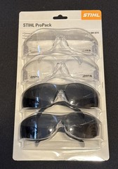 STIHL 7010 884 0315 Full Frame Safety Glasses Clear Lens Universal Size