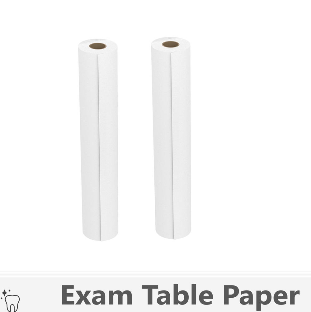 Medical Exam Table Paper Premium White Smooth Thick -21 in x 225 ft to -12 Rolls