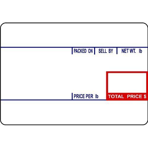 CAS LST-8010 Printing Scale Label, 58 x 40 mm, UPC12 Rolls Per Case